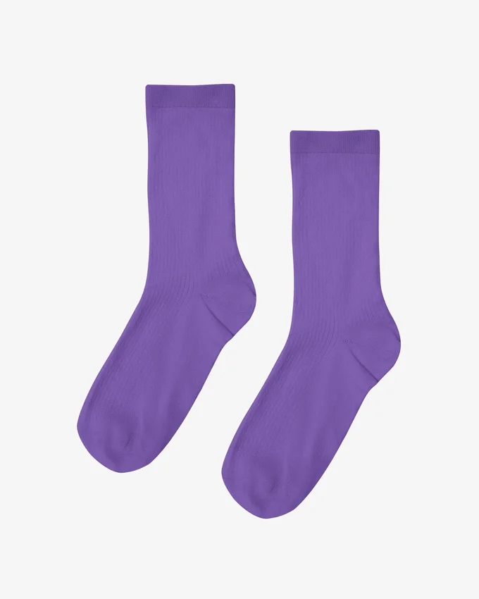 Chaussettes Classic Organic pour femme - Violet ultra
