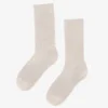 Chaussettes de sport bio - Blanc ivoire