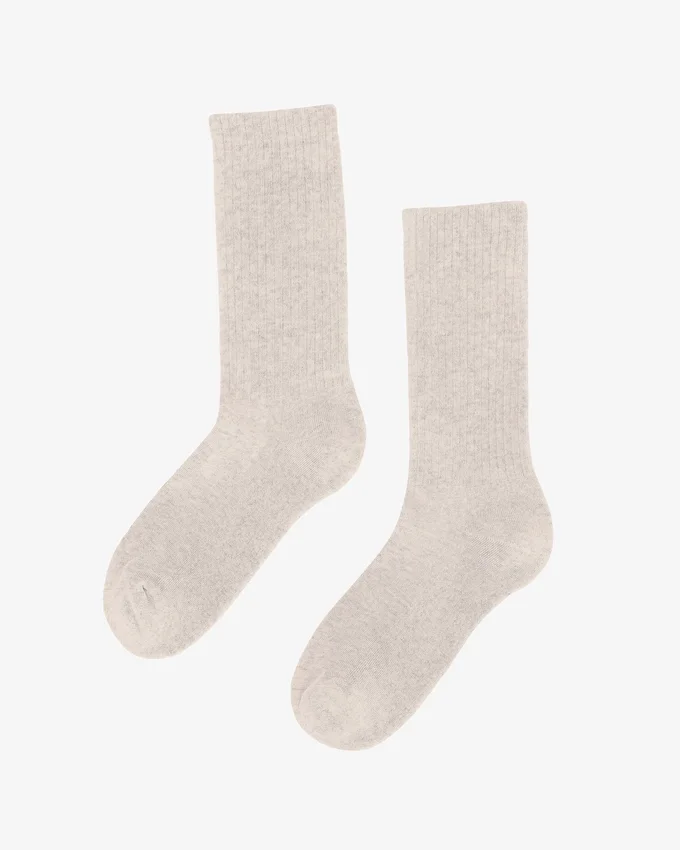 Chaussettes de sport bio - Blanc ivoire