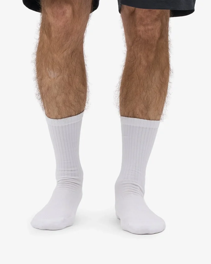 Chaussettes de sport bio - Blanc optique