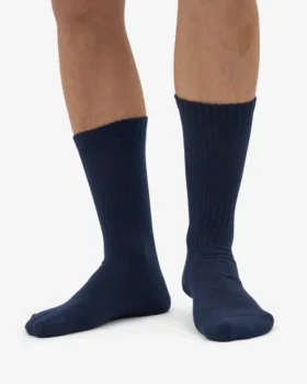 Chaussettes de sport bio – Bleu marine
