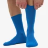 Chaussettes de sport bio - Bleu Pacifique