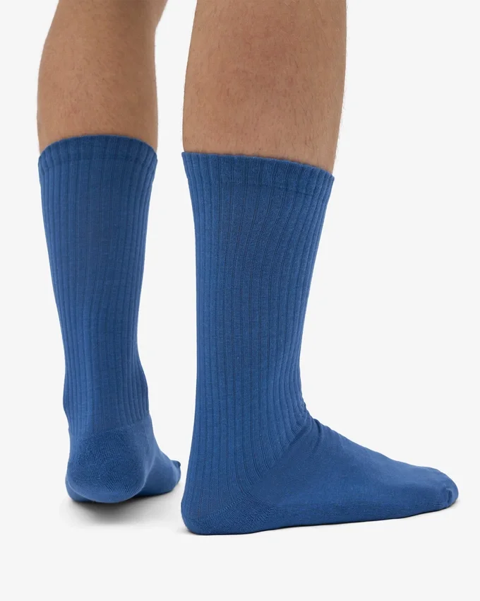 Chaussettes de sport bio - Bleu pétrole