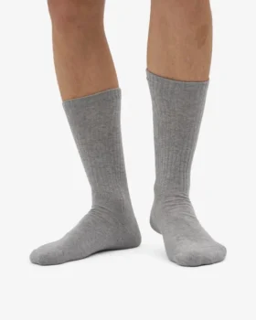 Chaussettes de sport bio – Gris chiné