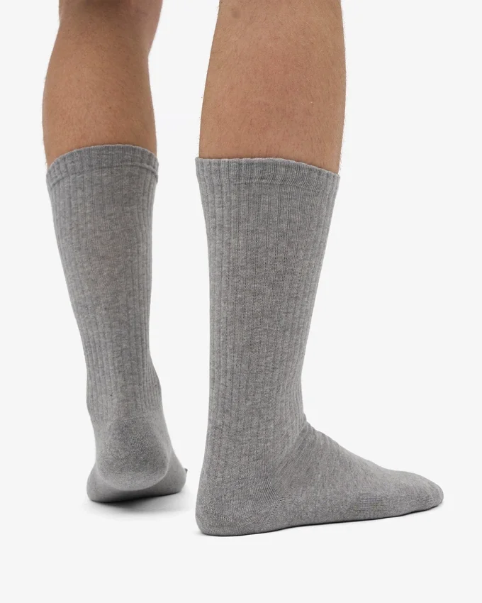 Chaussettes de sport bio - Gris chiné