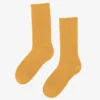 Chaussettes de sport bio - Jaune brûlé