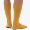 Chaussettes de sport bio - Jaune brûlé