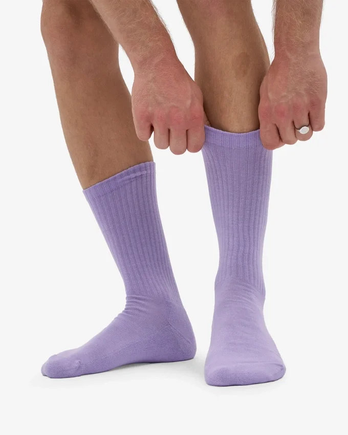 Chaussettes de sport bio - Lavande pâle