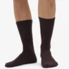 Chaussettes de sport bio - Marron café
