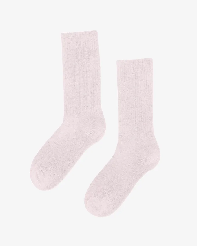 Chaussettes de sport bio - Rose délavé