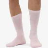 Chaussettes de sport bio - Rose délavé