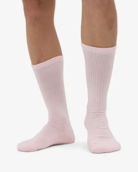 Chaussettes de sport bio – Rose délavé