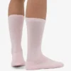 Chaussettes de sport bio - Rose délavé