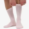 Chaussettes de sport bio - Rose délavé