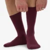 Chaussettes de sport bio - Rouge sang de bœuf
