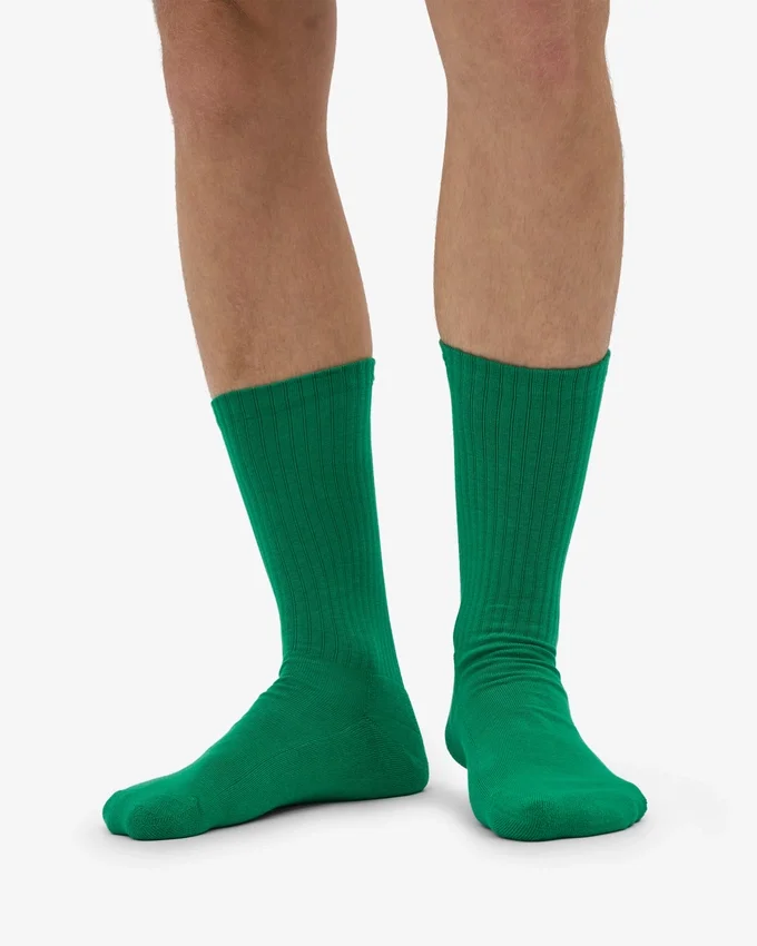 Chaussettes de sport bio - Vert Kelly