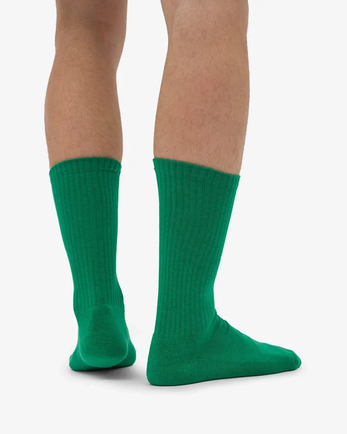 Chaussettes de sport bio - Vert Kelly