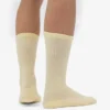 Chaussettes de sport en coton bio - Jaune pâle