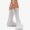 Chaussettes de sport en coton bio - Mélange neige