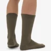 Chaussettes de sport en coton bio - Olive poussiéreux