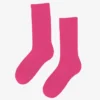 Chaussettes de sport en coton bio - Rose bubble-gum