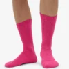 Chaussettes de sport en coton bio - Rose bubble-gum