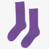 Chaussettes de sport en coton bio - Violet ultra