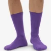 Chaussettes de sport en coton bio - Violet ultra