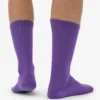 Chaussettes de sport en coton bio - Violet ultra