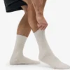 Chaussettes en mélange de laine mérinos - Blanc optique