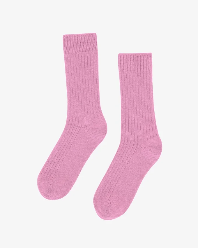 Chaussettes en mélange de laine mérinos - Fleur de cerisier