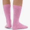 Chaussettes en mélange de laine mérinos - Fleur de cerisier