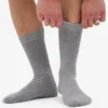 Chaussettes en mélange de laine mérinos - Gris chiné