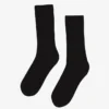 Chaussettes en mélange de laine mérinos - Noir intense