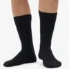 Chaussettes en mélange de laine mérinos - Noir intense