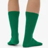 Chaussettes en mélange de laine mérinos - Vert Kelly