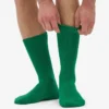 Chaussettes en mélange de laine mérinos - Vert Kelly