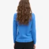 Chaussettes mi-mollet classiques en laine mérinos pour femme - Bleu Pacifique