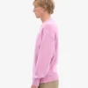 Chaussettes mi-mollet oversize en laine mérinos - Fleur de cerisier