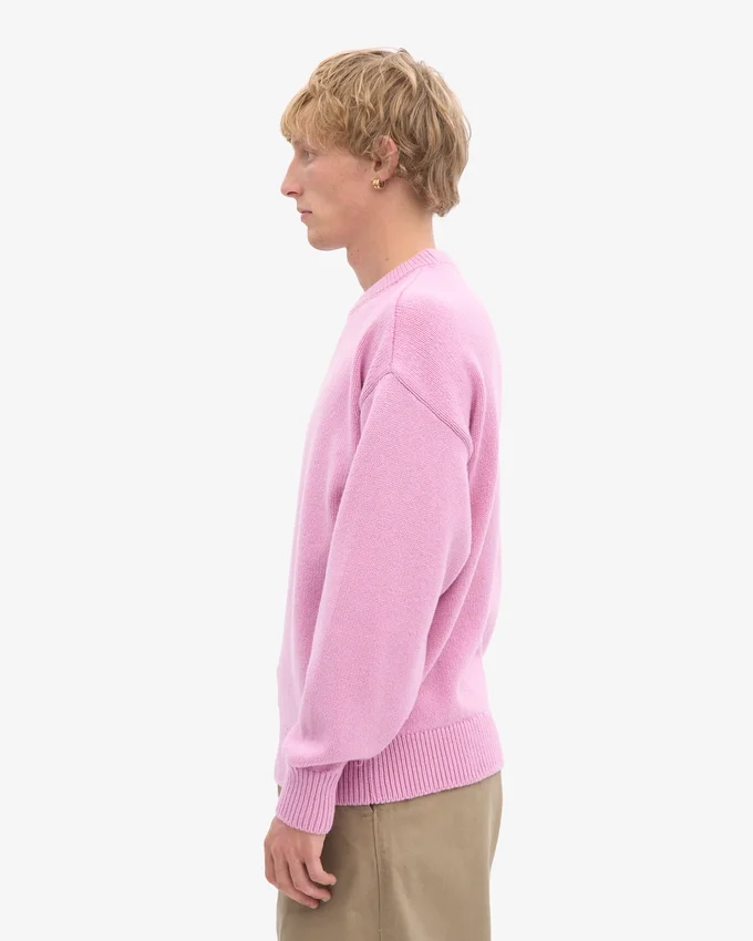 Chaussettes mi-mollet oversize en laine mérinos - Fleur de cerisier