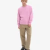 Chaussettes mi-mollet oversize en laine mérinos - Fleur de cerisier