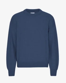 Chaussettes oversize en laine mérinos - Bleu pétrole