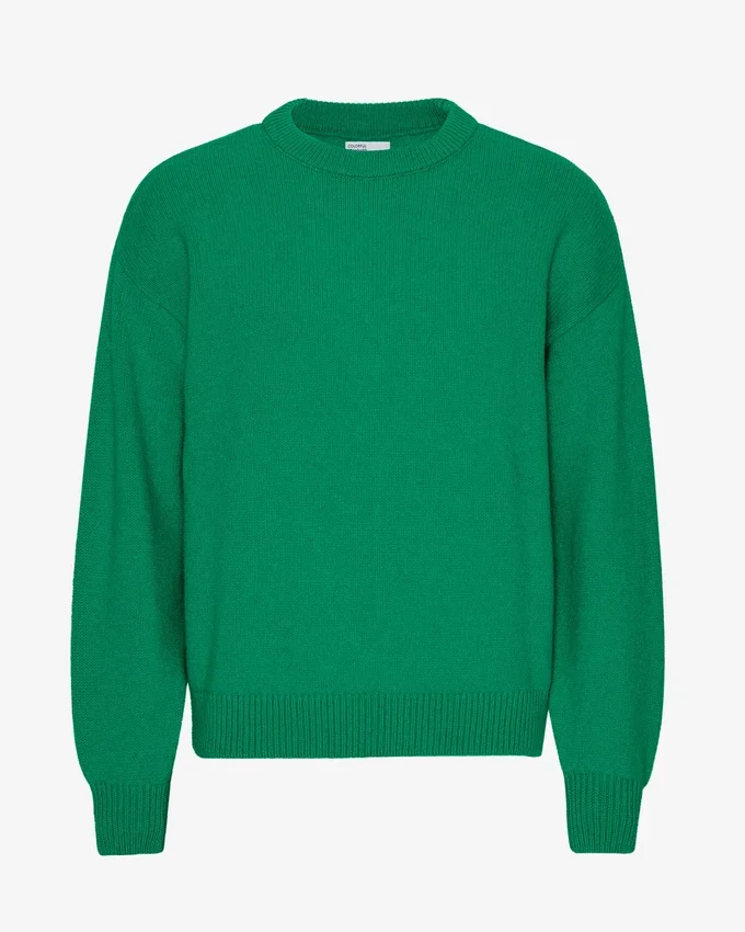 Chaussettes oversize en laine mérinos - Vert Kelly