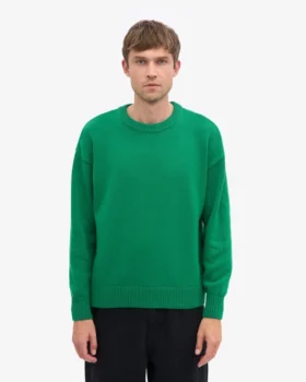 Chaussettes oversize en laine mérinos – Vert Kelly