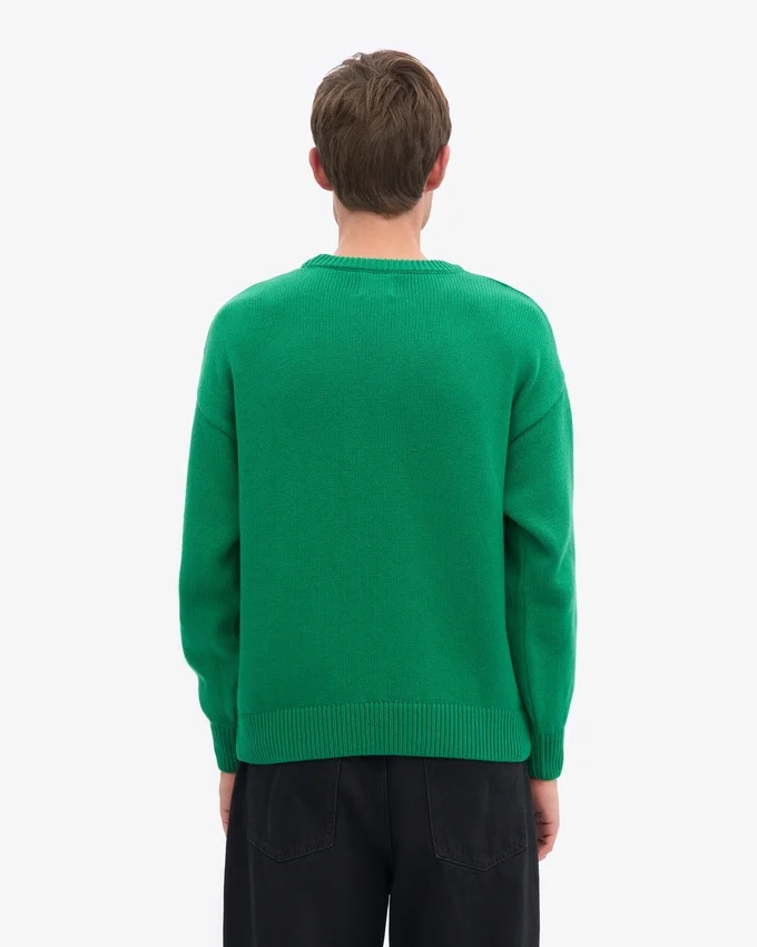 Chaussettes oversize en laine mérinos - Vert Kelly