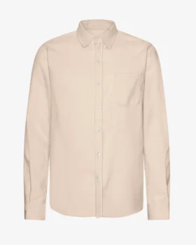Chemise en flanelle bio - Blanc ivoire