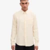 Chemise en flanelle bio - Blanc ivoire