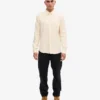 Chemise en flanelle bio - Blanc ivoire