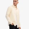 Chemise en flanelle bio - Blanc ivoire