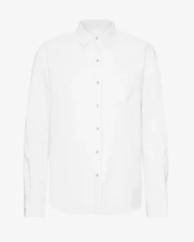 Chemise en flanelle bio - Blanc optique